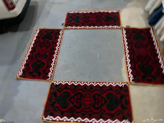 فرشات سورية ملبسة قماش تنزاني واسفنج مقاس 1 2 0