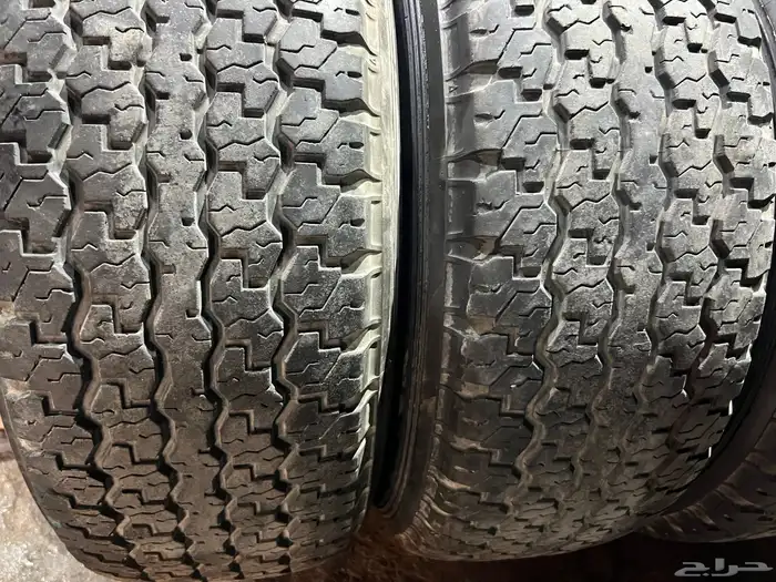 جنوط نيسان فتك جيب مقاس 16 صيني مع كفرات دنلوب نضيف تاريخ22 35