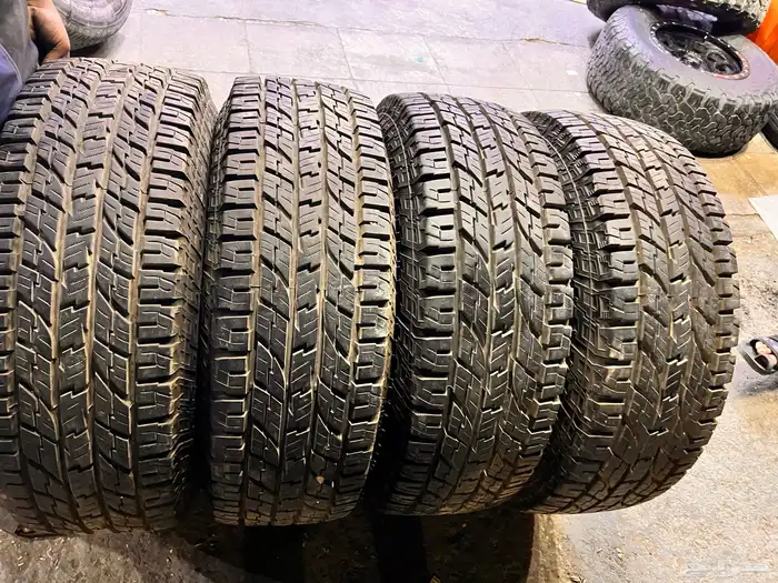 جنوط برايد 6 مسمار مع كفرات يوكهاما مقاس 285 70 17 3