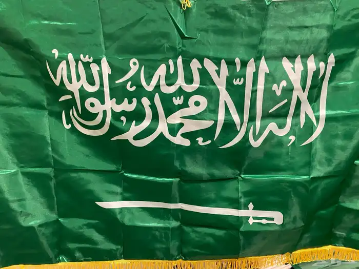 أعلام آلسعوديه راية التوحيد مقاسات مختلفه 2