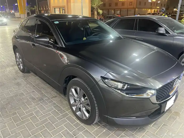 مازدا cx30 موديل 2022 رمادي نظيفة ممشى 45 الف 0