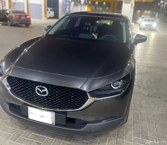 مازدا cx30 موديل 2022 رمادي نظيفة ممشى 45 الف 2