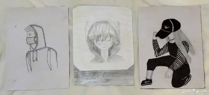 رسمات فنيه بالرصاص 0