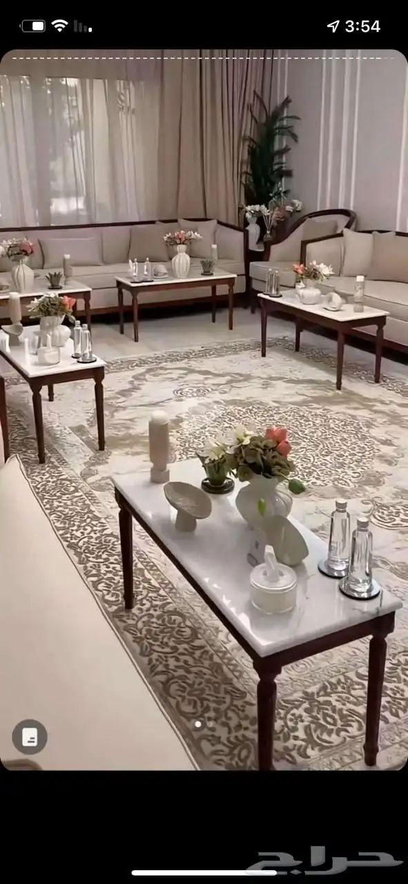 طاولات ضيافه تفصيل 18