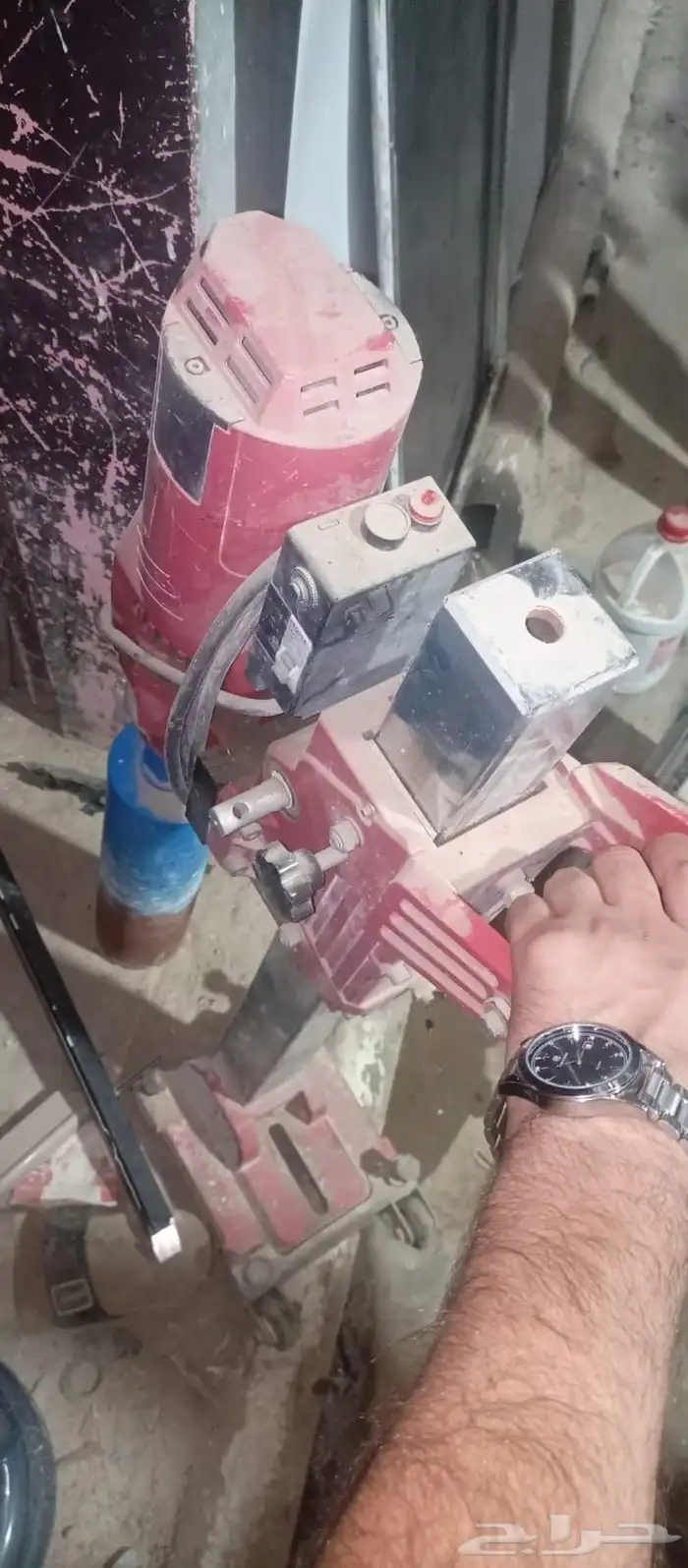 مثقب خرسانه للبيع نضيف استخدام قليل جدآ 0