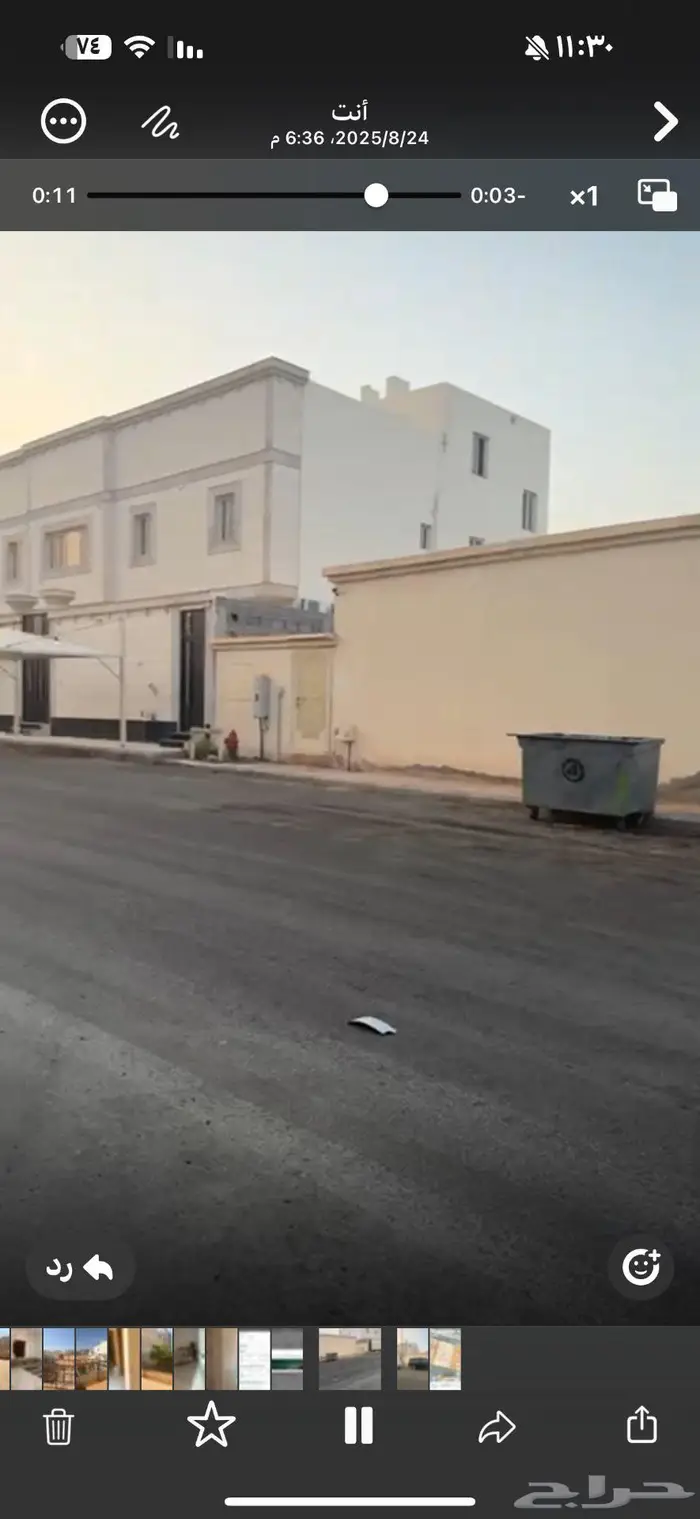 أرض للبيع مبني عليها استراحة تقبل الفرز طريق ثابت بن النعمان 1