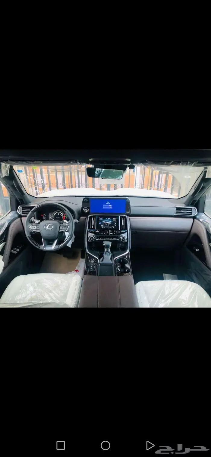 جيب لكزس LX 600 BB 2025 سعودي أسود داخل أبيض 9