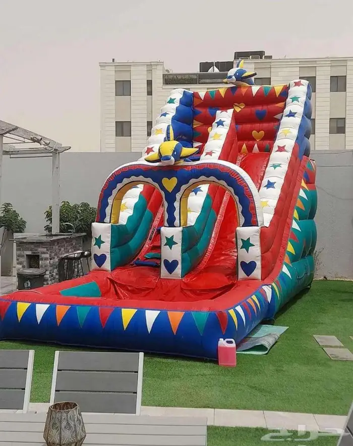 نطيطات ملعب صابوني زحليقه مائيه العاب 0