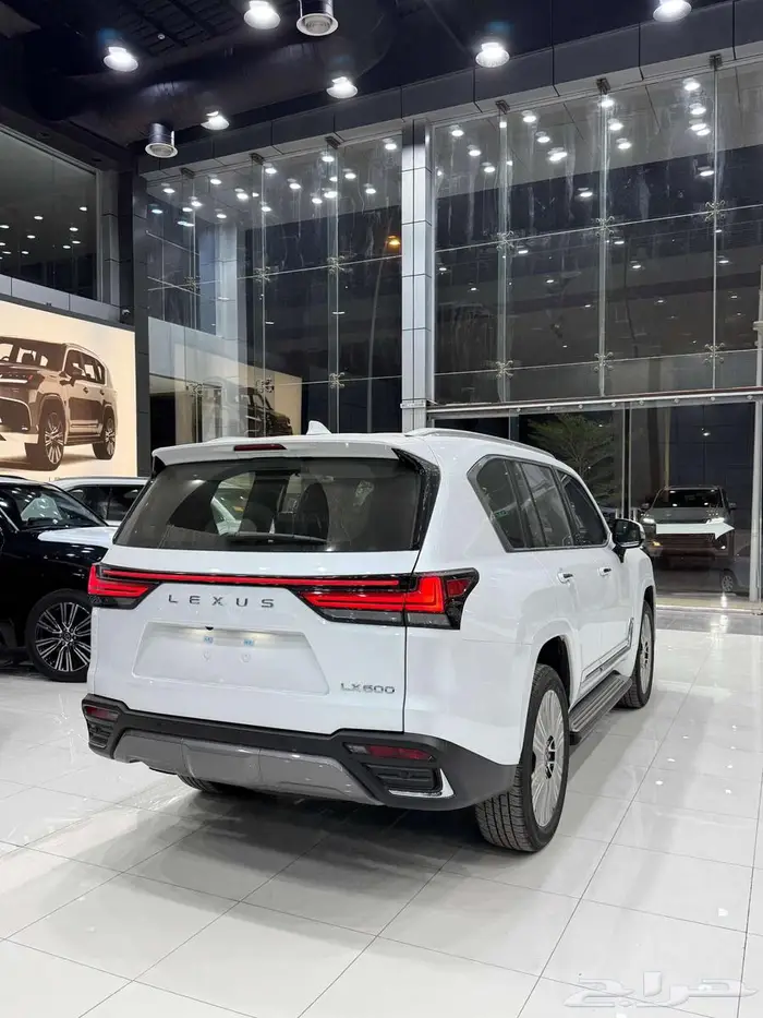 لكزس LX 600 BB سعودي ابيض داخل جملي 2025 بطاقة جمركية 1