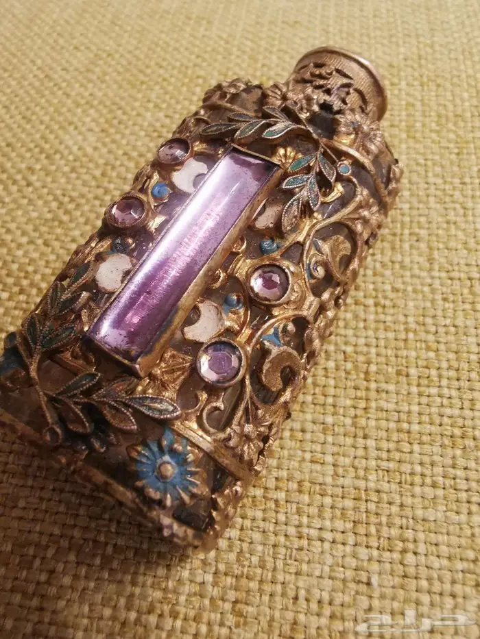 لهواة النوادر زجاجة عطر صغيرة تراثية نادرة وأصلية 3