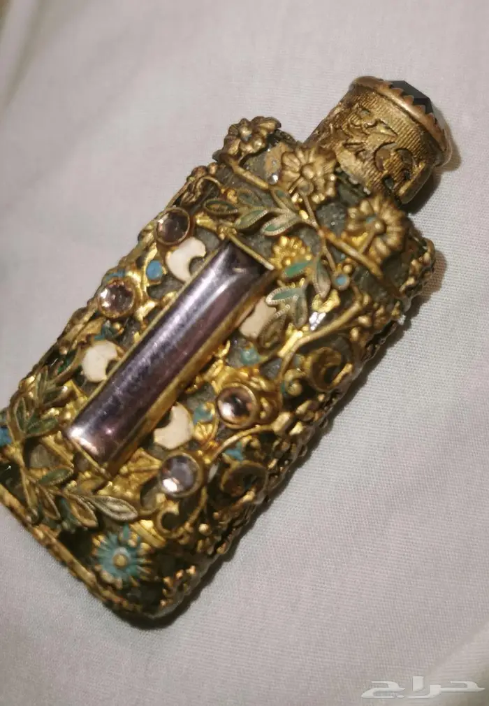 لهواة النوادر زجاجة عطر صغيرة تراثية نادرة وأصلية 10