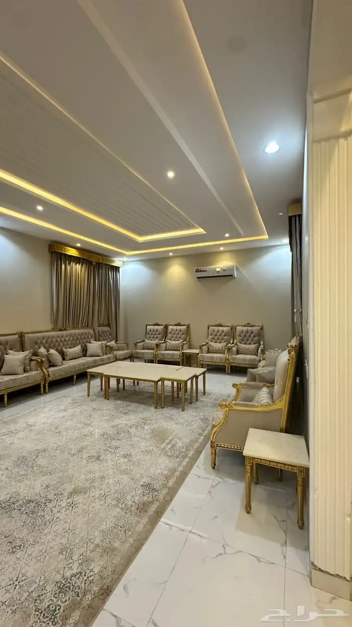 فيلا مفروشه للايجار بحي لبن 20