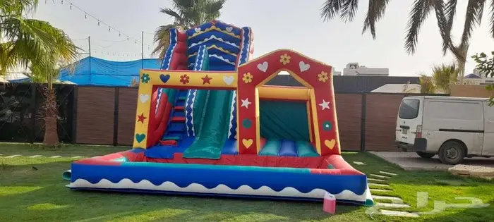 نطيطات ملعب صابوني زحليقه مائيه العاب 1