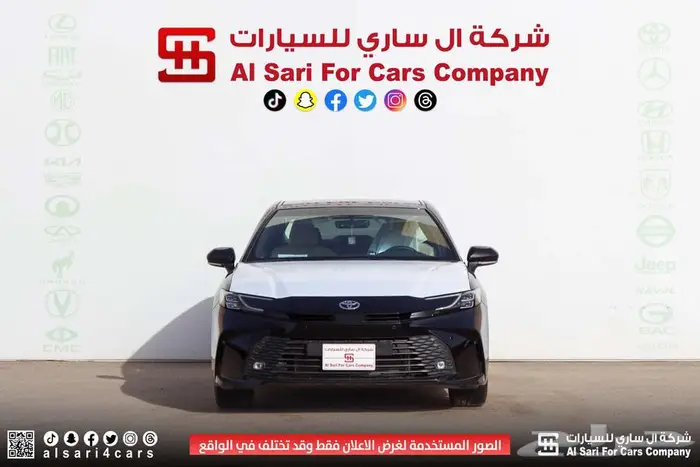 تويوتا كامري LE هايبرد 2025 اقساط بنوك وشركات 24