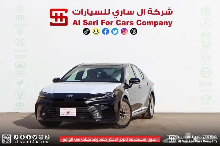 تويوتا كامري LE هايبرد 2025 اقساط بنوك وشركات 0