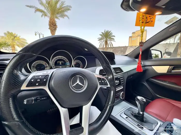 مرسيدس كوبية c250 نظيفة 7