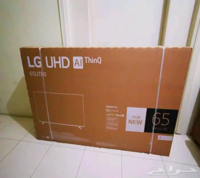 شاشه LG سمارت 4K مقاس 65بوصه جديده باكرتون مانفك 1