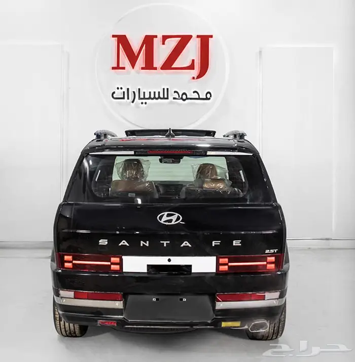 تصفيات موديل 2025 سنتافي سمارت بدون دبل لون اسود 4