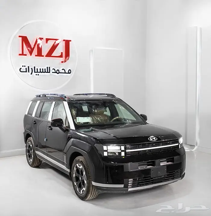 تصفيات موديل 2025 سنتافي سمارت بدون دبل لون اسود 1