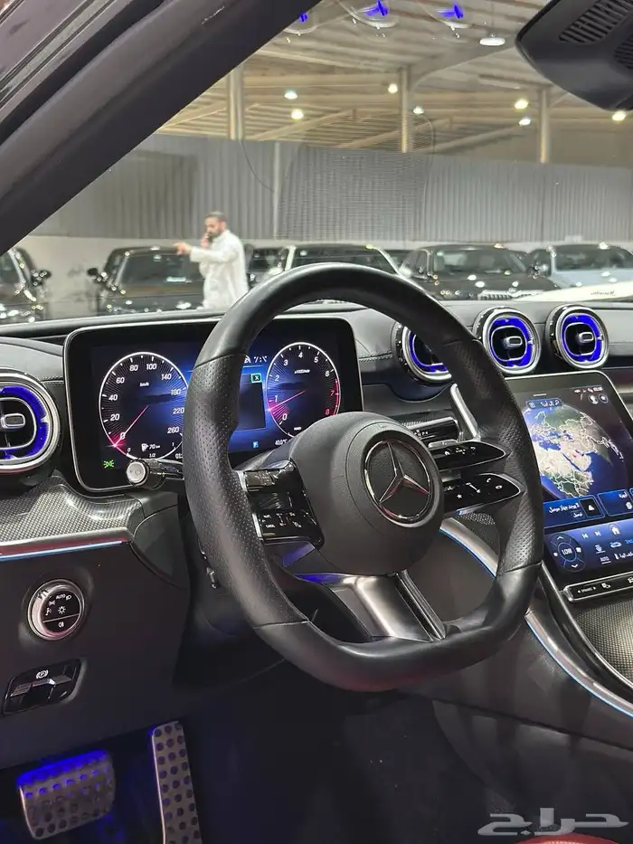 مرسيدس C300 2022 AMG فل كامل . رصد الفخامة 17