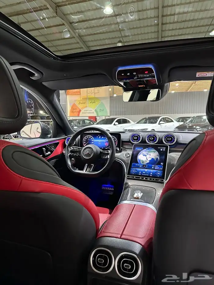 مرسيدس C300 2022 AMG فل كامل . رصد الفخامة 31