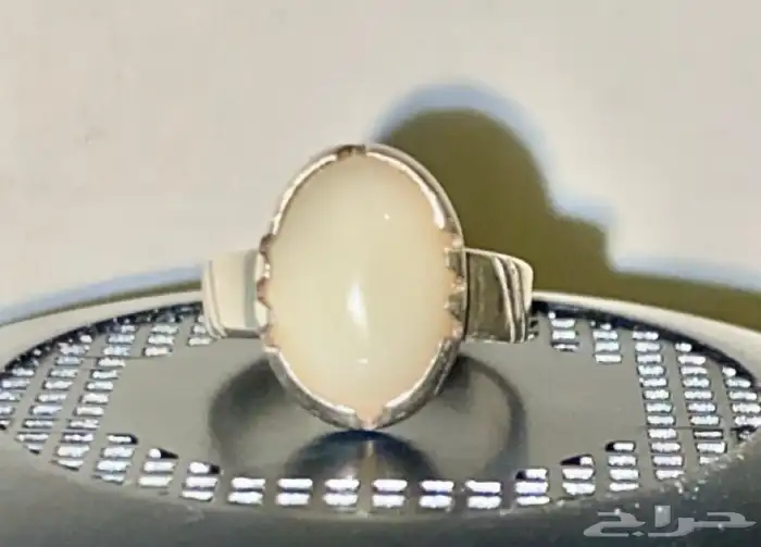 Genuine silver Yemeni agate ring خاتم فضة عقيق يماني أصلي 0