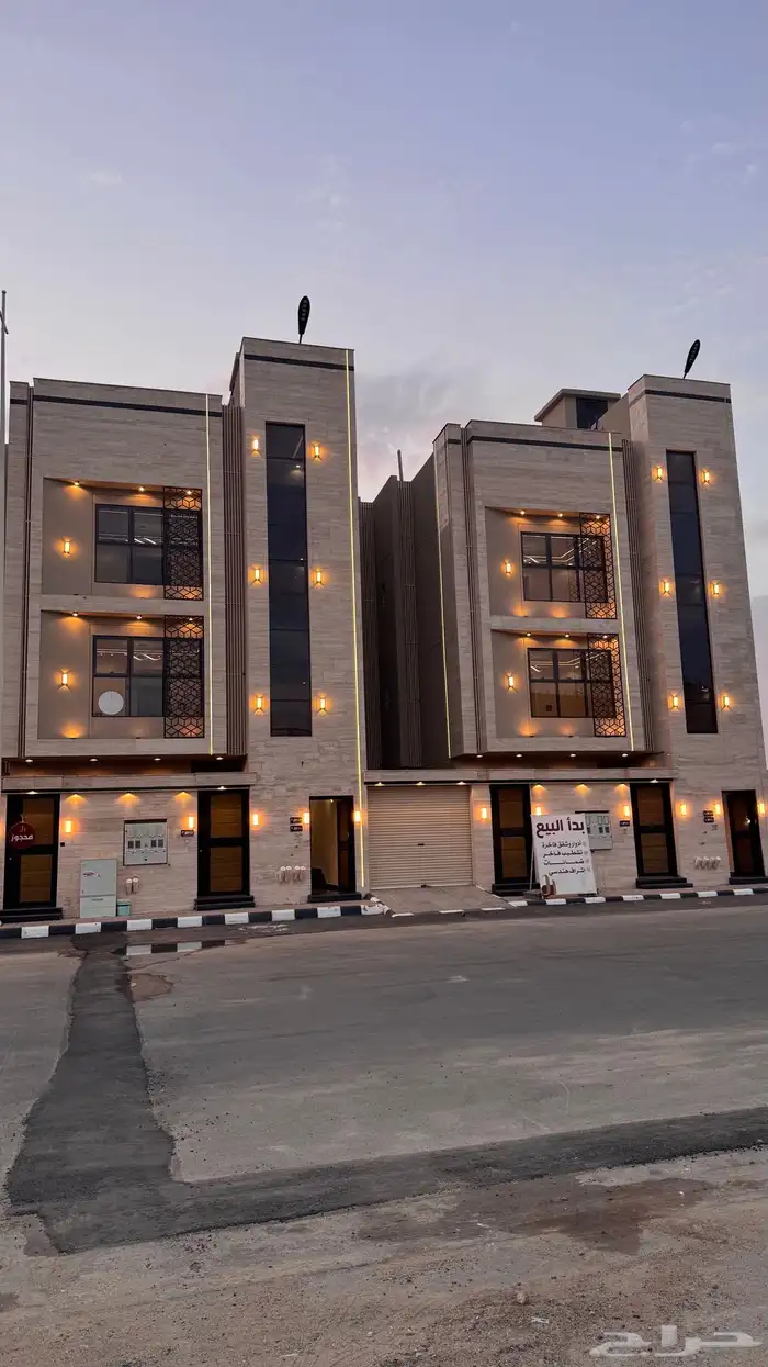 للبيع شقق أرضيه بحوش وعلوىه بسطح مخطط الراجحي 0