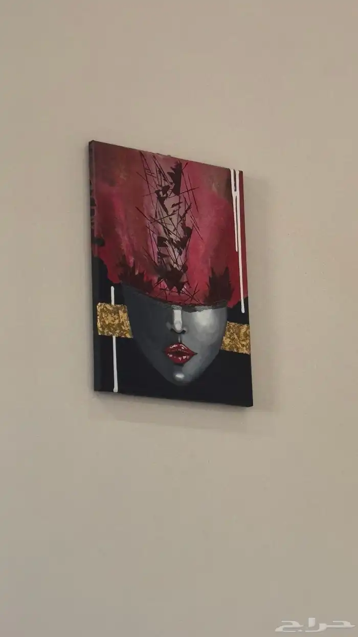 لوحات رسم   أعمال فنيه 3D يدويه اكريليك 1