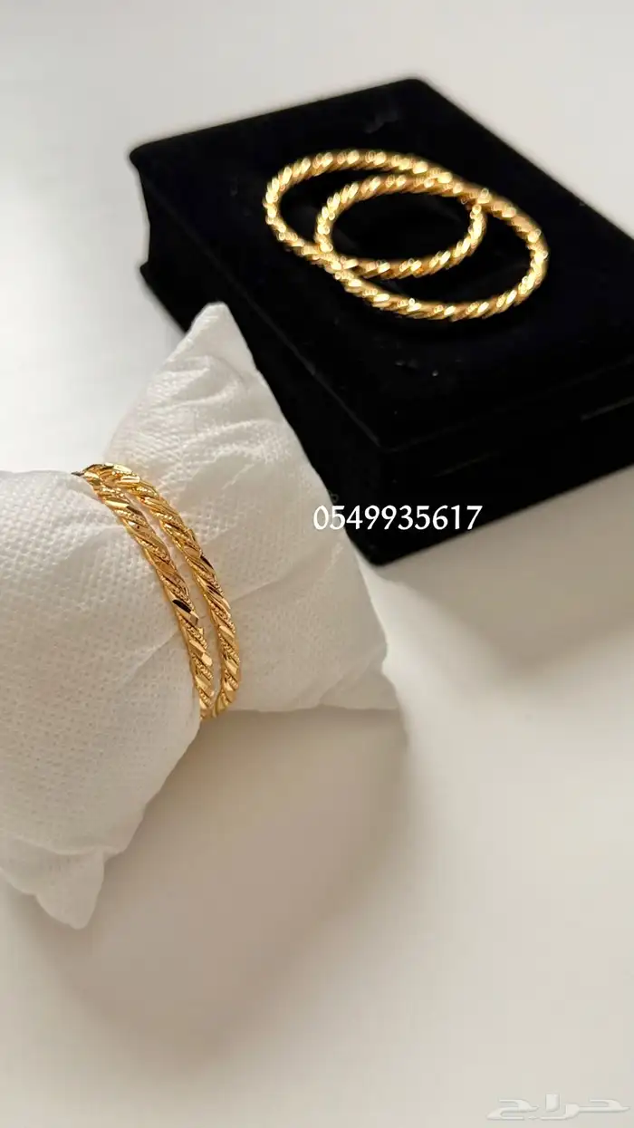 معاضد مطلية ذهب للاطفال 2