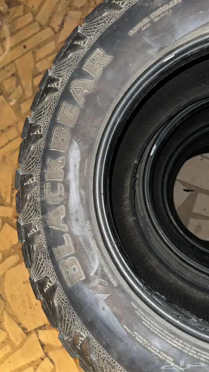 كفرات نص حجري بلاك بير 285 70 17 1