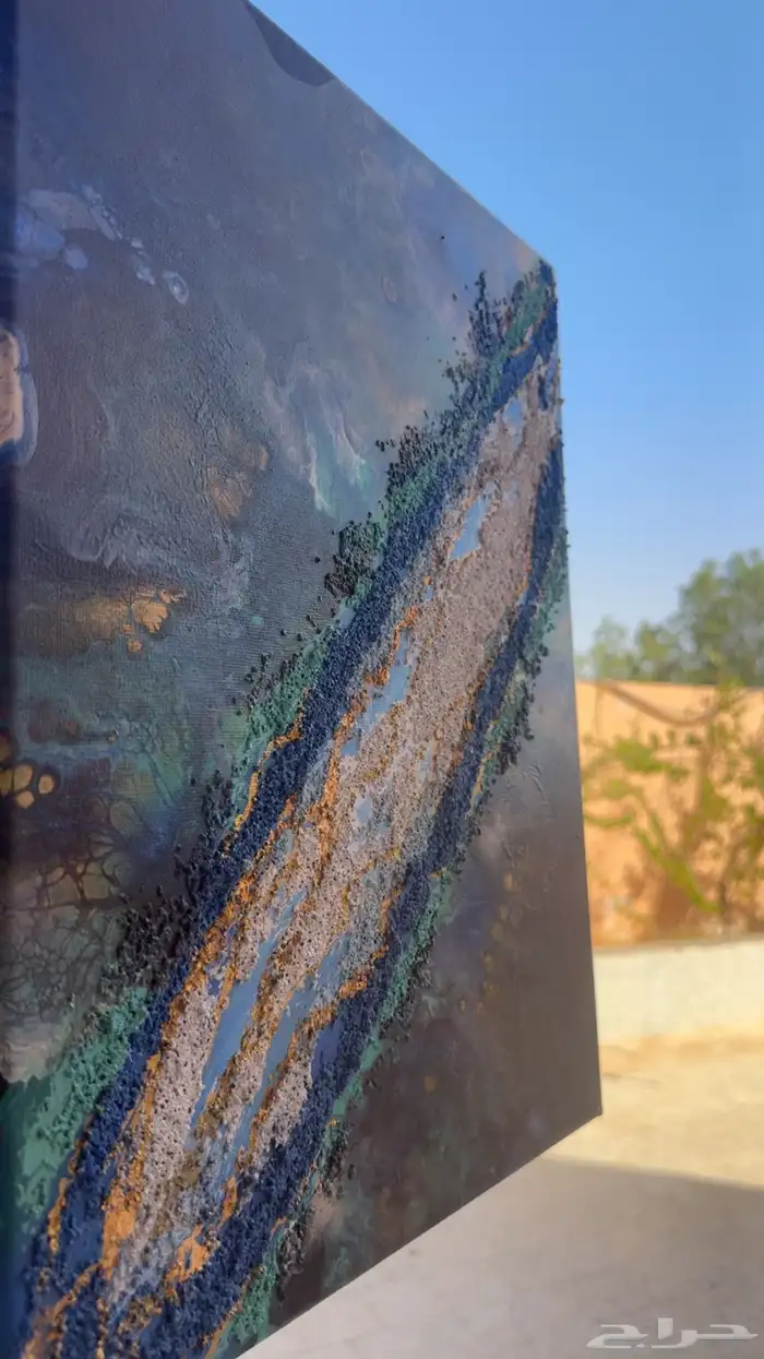 لوحات رسم   أعمال فنيه 3D يدويه اكريليك 3