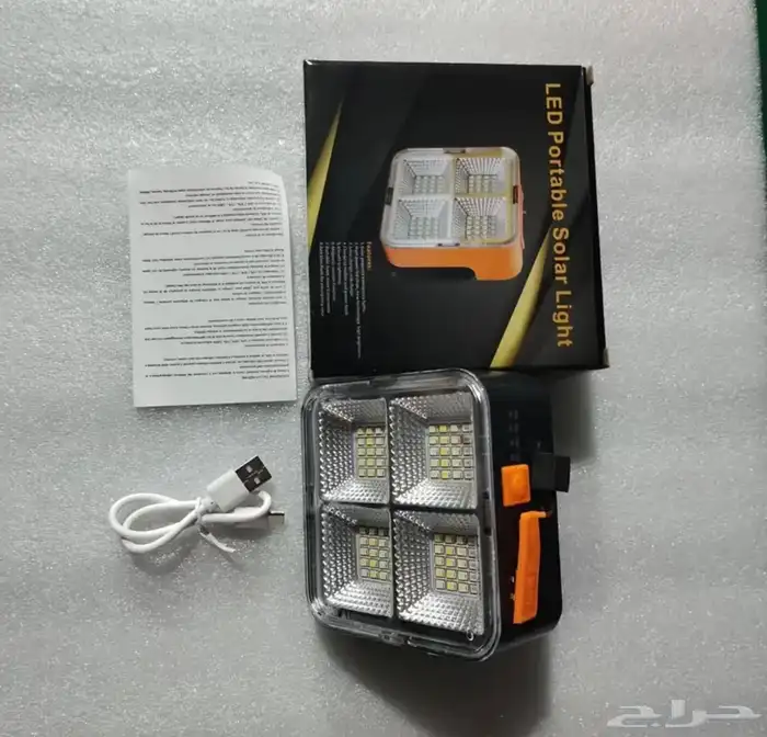مصباح تخييم شمسي LED 2