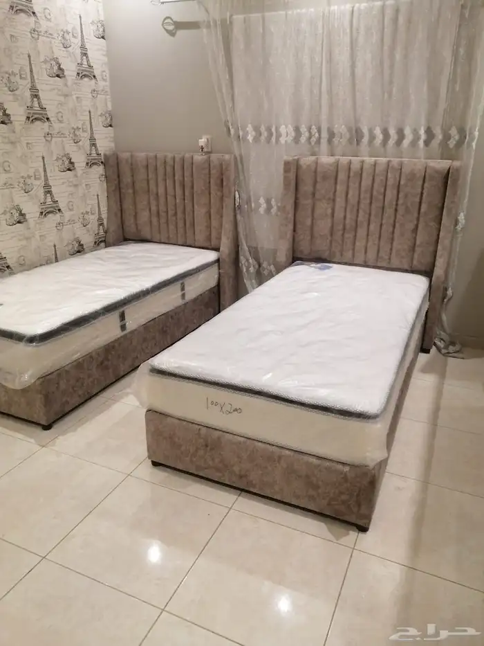 سرير جديد نفر واحد نفرين مع توصيل 9