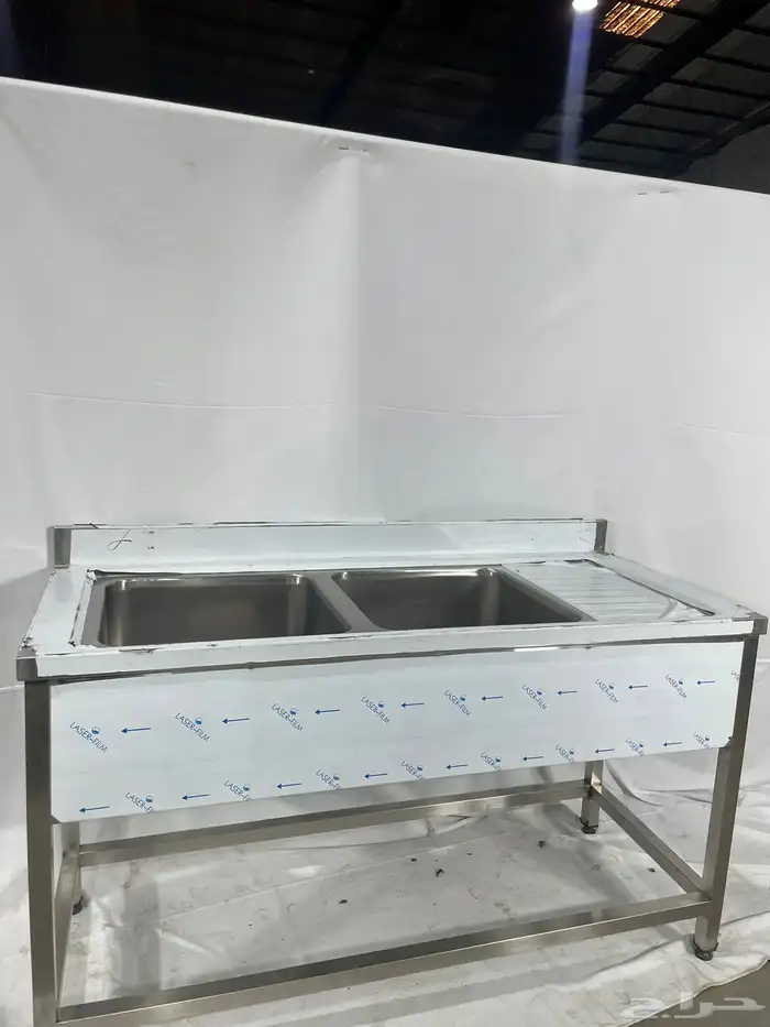 مجلى حوض غسيل معدات مطاعم ستالنس استيل 2