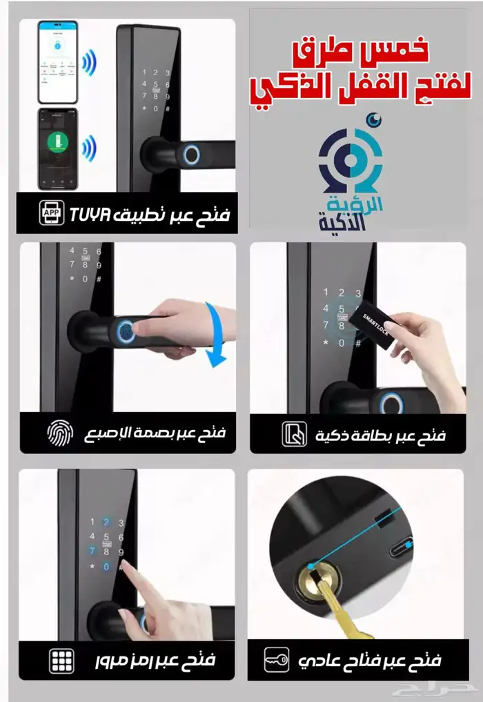 قفل ذكي داخلي و خارجي 2