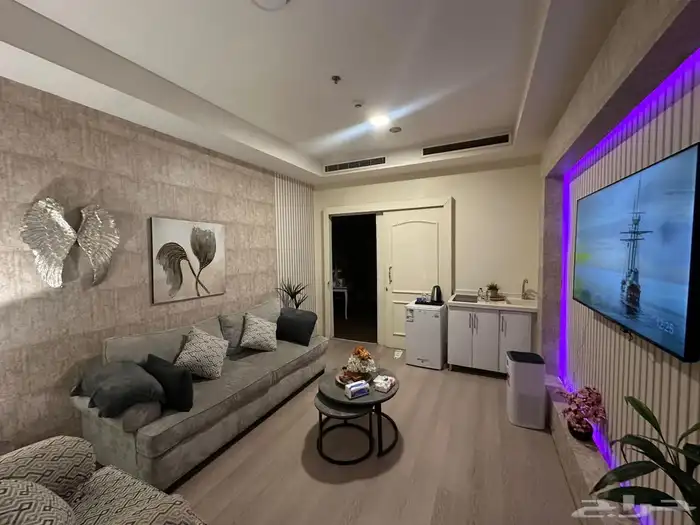 شقة مفروشه للايجار الشهري الروضه جدة 1