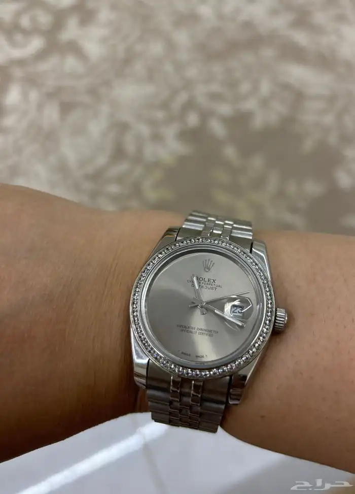 ساعة رولكس مستعملة استعمال نظيف وقليل 0