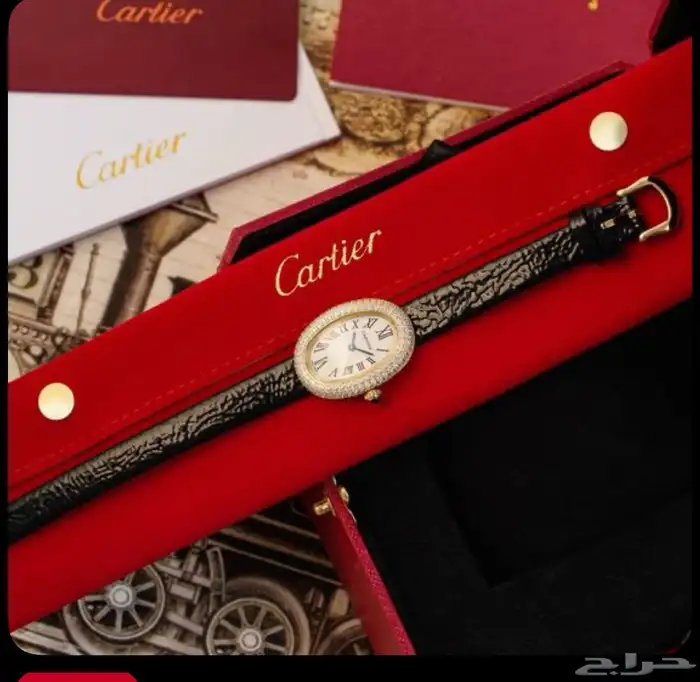 Cartier Baignoire ساعة كارتير كلاسيك نسائي 0