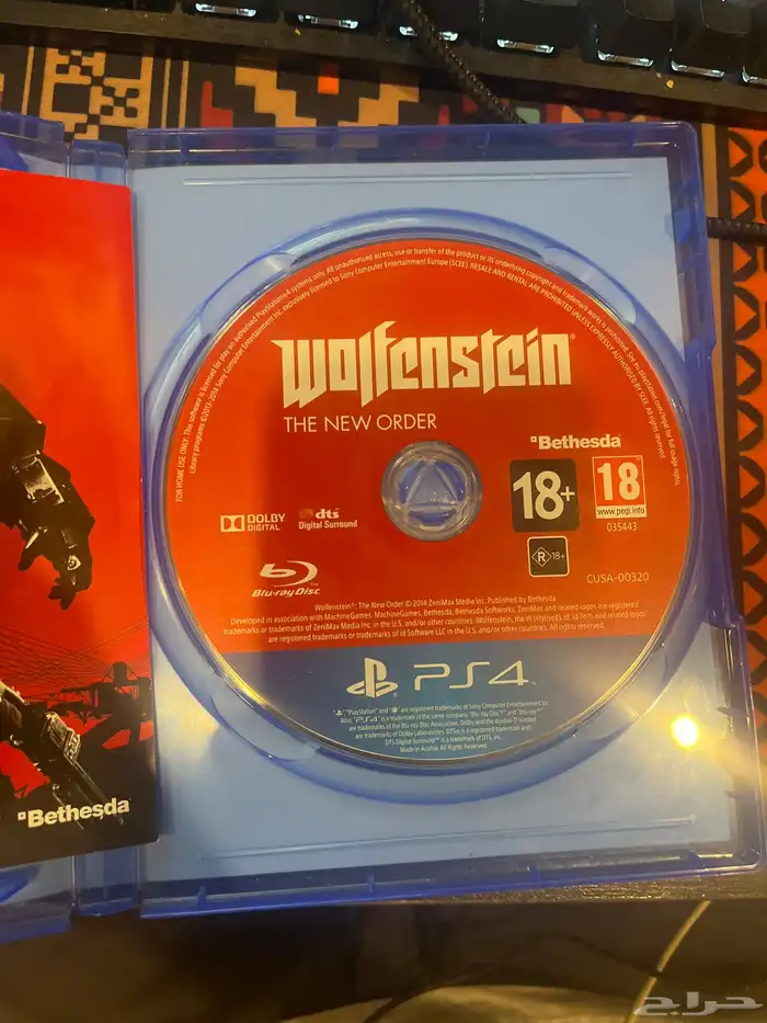 لعبة وولفنتستاين wolfenstein سوني فور ps4 2
