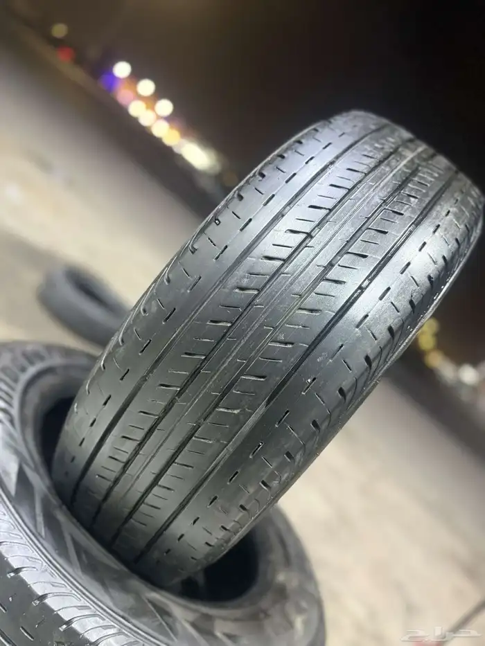 215 65 16كفرات برحستون مستعملة نضيفة ومشروطة 1