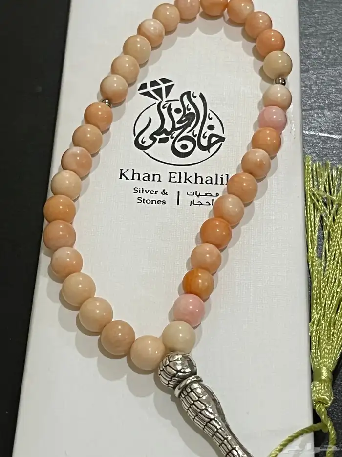 خواتم فضه مرصعه بالاحجار الكريمه الطبيعيه السبح 100 ريال 41