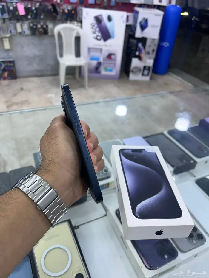 ايفون 15 برو 256GB اخو الجديد 5