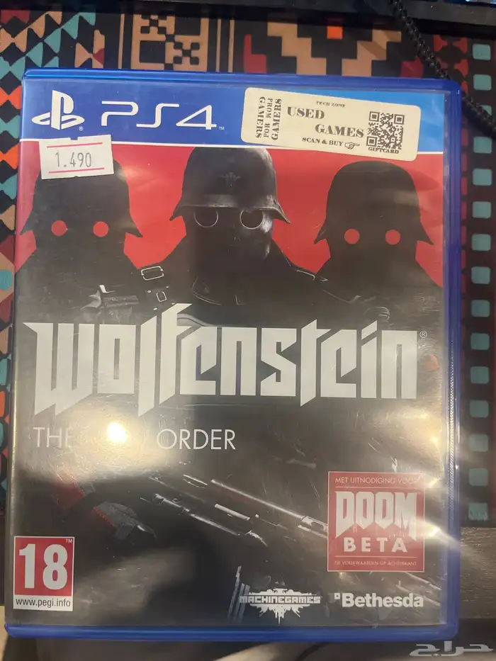 لعبة وولفنتستاين wolfenstein سوني فور ps4 0