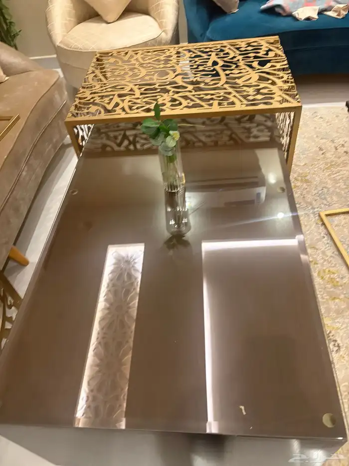 طاولات خشب طاوله وسط وست خدمة 6