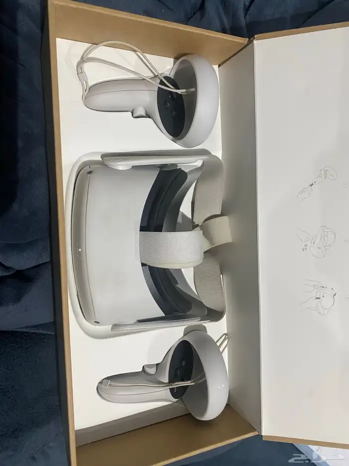 نظارة vr كويست تو 2 بحالة سليمة واستعمال خفيف 1