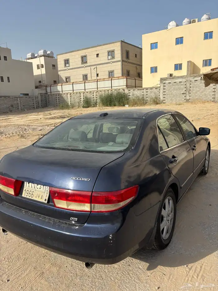 هوندا اكورد2004 v6 لون ببسي 2