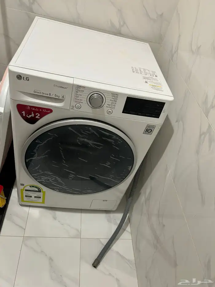 غسالة ملابس LG 8 5 kg automatic 2