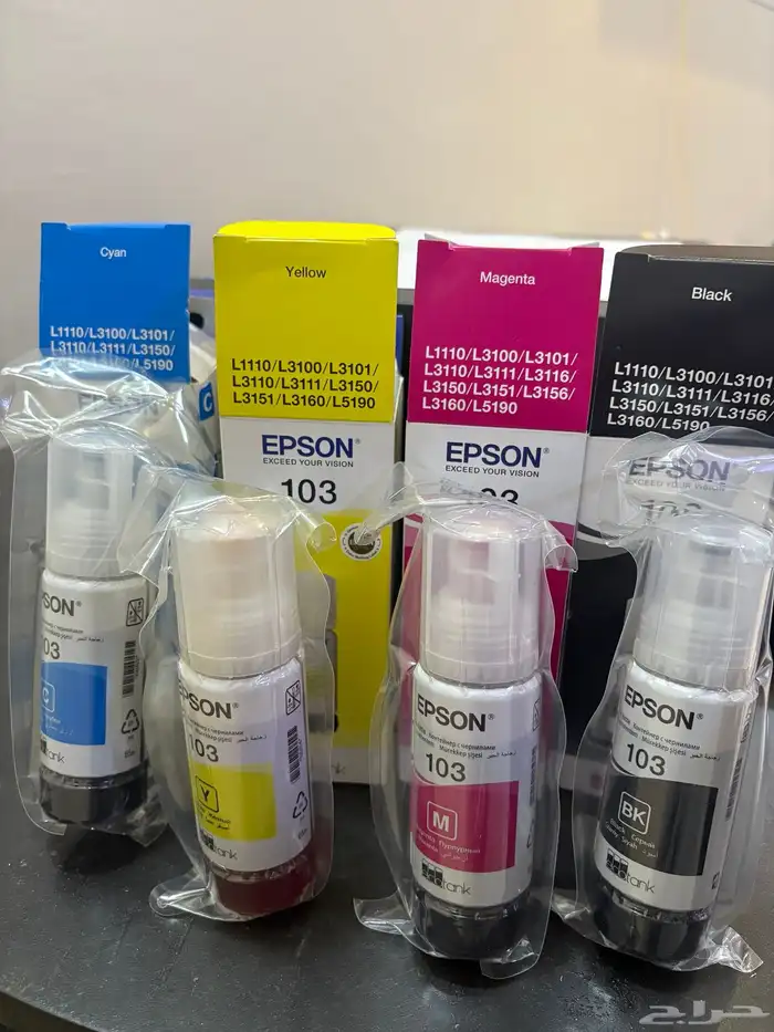 طابعة Epson و حبر جديد 1