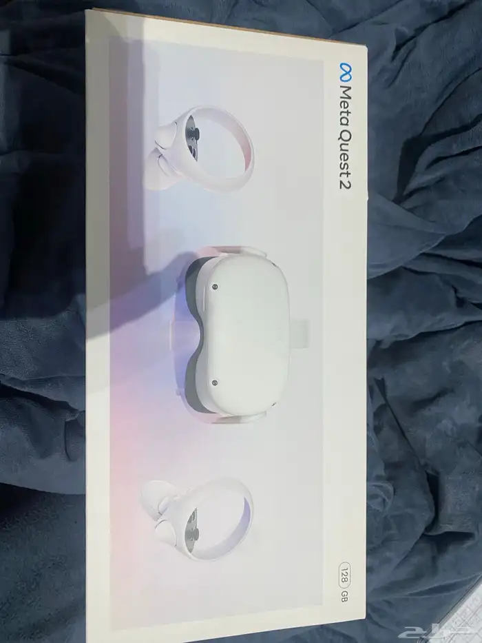 نظارة vr كويست تو 2 بحالة سليمة واستعمال خفيف 0
