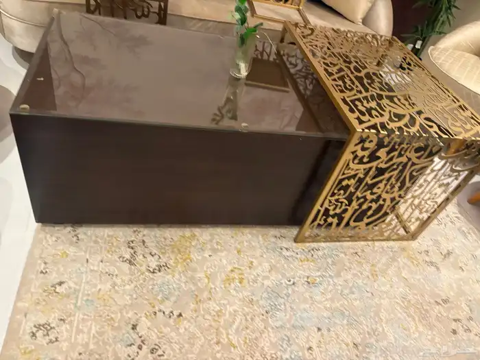 طاولات خشب طاوله وسط وست خدمة 4